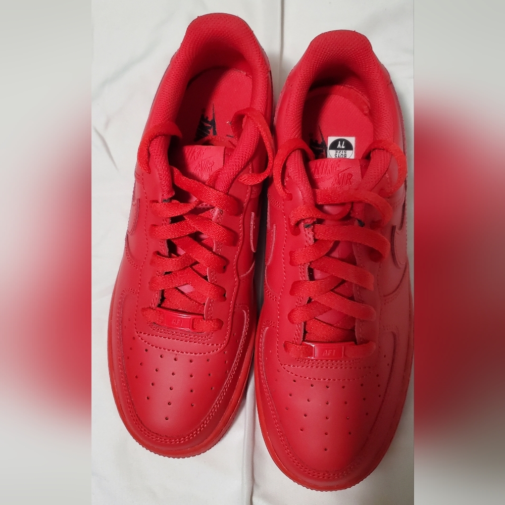 Nike Air Force Ones/University Red Sneakers
